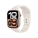 Apple Watch Series 10 (GPS) / 42mm / 2 - Very Good / Rose Gold Aluminium with Starlight Band