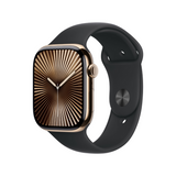 Apple Watch Series 10 (GPS) / 46mm / 1 - Like New / Titanium Gold with Black Band