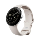 Google Pixel Watch 4 / 45mm / 1 - Like New / Polished Silver with Porcelain Active Band