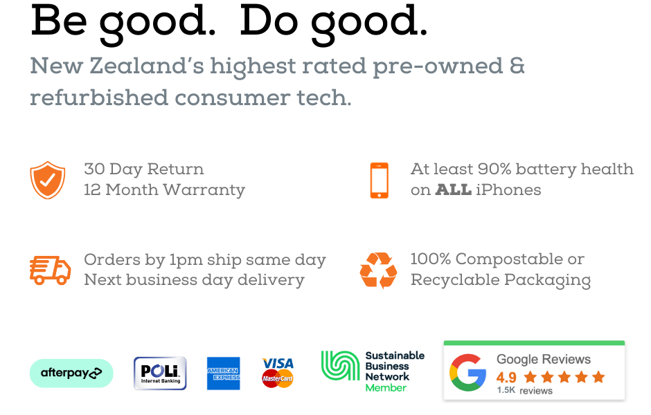 GoodTech | Refurbished Phones, Laptops & Tech NZ