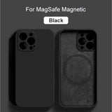 MagSafe iPhone 11 Pro Max  Silicone Case - Black